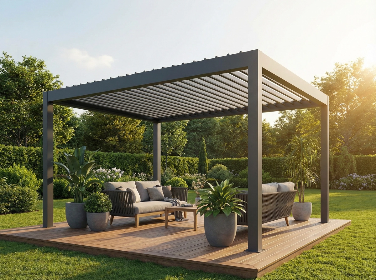Pergole aluminiowe – stylowe rozwiązanie dla Twojego ogrodu