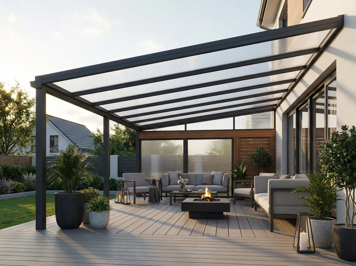 Zadaszenie tarasu z poliwęglanu – zalety i trendy 2026